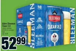 Super C bière Sleeman Clear 2.0 | beer offer