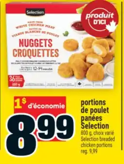 Super C portions de poulet panées Selection | Selection breaded chicken portions offer