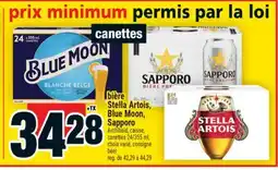 Super C Stella Artois, Blue Moon, Sapporo | beer offer