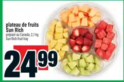 Super C PLATEAU DE FRUITS | FRUIT TRAY SUN RICH offer