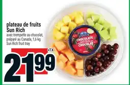 Super C plateau de fruits Sun Rich | Sun Rich fruit tray offer