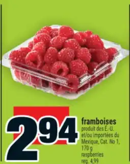 Super C framboises | raspberries offer