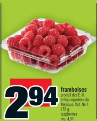 Super C framboises | raspberries offer