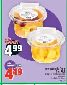 Super C morceaux de fruits Sun Rich | Sun Rich fruit chunks offer