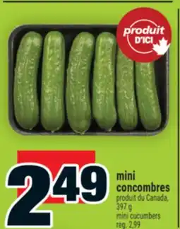 Super C mini concombres | mini cucumbers offer