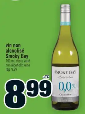 Super C vin non alcoolisé Smoky Bay | non-alcoholic wine offer