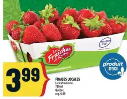 Marché Adonis FRAISES LOCALES | LOCAL STRAWBERRIES offer