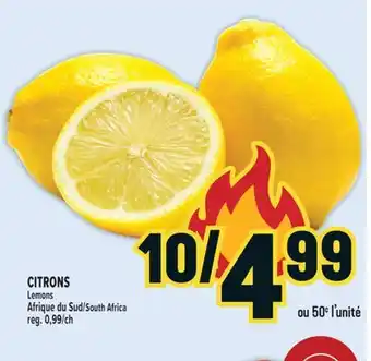 Marché Adonis CITRONS | LEMONS offer