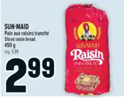 Marché Adonis SUN-MAID PAIN AUX RAISINS TRANCHÉ | SUN-MAID SLICED RAISIN BREAD offer