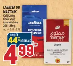 Marché Adonis LAVAZZA OU MAATOUK CAFÉ | LAVAZZA OR MAATOUK COFFEE offer