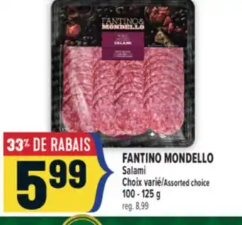 Marché Adonis FANTINO MONDELLO Salami offer