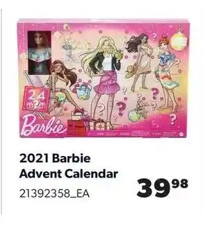 Real Canadian Superstore 2021 Barbie advent calendar offer