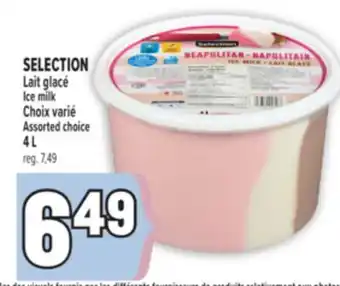Marché Adonis SELECTION LAIT GLACÉ | SELECTION ICE MILK offer