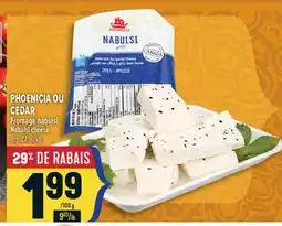 Marché Adonis PHOENICIA OU CEDAR FROMAGE NABULSI | PHOENICIA OR CEDAR NABULSI CHEESE offer