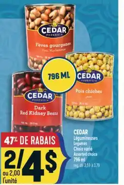Marché Adonis CEDAR LÉGUMINEUSES | CEDAR LEGUMES offer