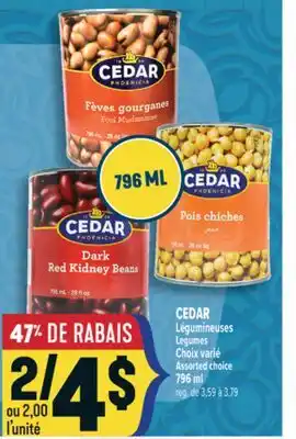 Marché Adonis CEDAR LÉGUMINEUSES | CEDAR LEGUMES offer