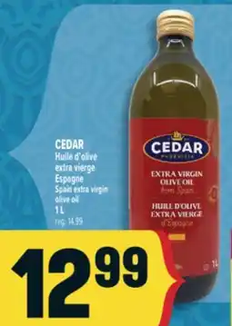 Marché Adonis CEDAR HUILE D'OLIVE EXTRA VIERGE ESPAGNE | CEDAR SPAIN EXTRA VIRGIN OLIVE OIL offer
