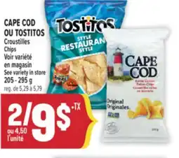 Marché Adonis CAPE COD OU TOSTITOS CROUSTILLES | CAPE COD OR TOSTITOS CHIPS offer