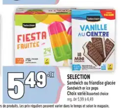 Marché Adonis SELECTION Sandwich ou friandise glacée | Sandwich or ice pops offer