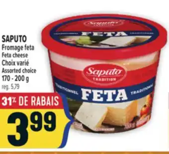 Marché Adonis SAPUTO FROMAGE FETA | SAPUTO FETA CHEESE offer