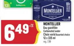 Marché Adonis MONTELLIER EAU GAZÉIFIÉE | MONTELLIER CARBONATED WATER offer