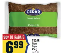 Marché Adonis CEDAR THYM | CEDAR THYME offer