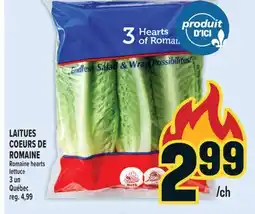 Marché Adonis LAITUES COEURS DE ROMAINE | ROMAINE HEARTS LETTUCE offer