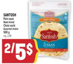Marché Adonis SANTOSH PAIN NAAN | SANTOSH NAAN BREAD offer