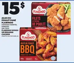Provigo AILES OU POULET PANÉ FLAMINGO, 550-750 G offer