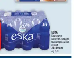 Marché Adonis ESKA EAU SOURCE NATURELLE CONSIGNE | ESKA NATURAL SPRING WATER DEPOSIT offer