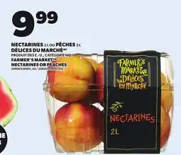 Provigo NECTARINES 2 L OU PÊCHES 3 L DÉLICES DU MARCHÉ offer
