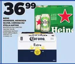 Provigo BIÈRE HEINEKEN, HEINEKEN SILVER, CORONA OU STELLA ARTOIS, 24X330/355 ML offer