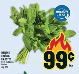 Marché Adonis MENTHE FRAÎCHE EN BOTTE | FRESH MINT BUNCH offer