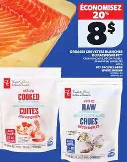 Provigo PC PACIFIC LARGE WHITE SHRIMP, 400 G offer