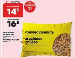 Provigo NO NAME PEANUTS, 2 KG offer