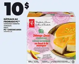 Provigo PC CHEESECAKES, 600 G offer