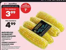 Provigo FARMER'S MARKET BICOLOUR CORN, 4 UN offer