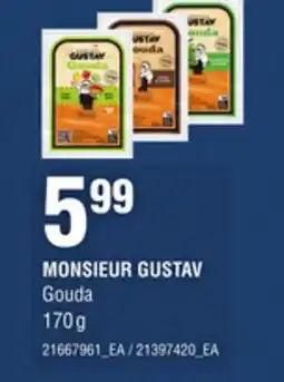 Provigo MONSIEUR GUSTAV GOUDA, 170 g offer