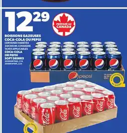 Provigo BOISSONS GAZEUSES COCA-COLA OU PEPSI, 24X355 ML offer