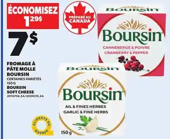 Provigo BOURSIN SOFT CHEESE offer