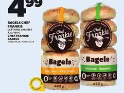 Provigo CHEF FRANKIE BAGELS, 420/480 G offer