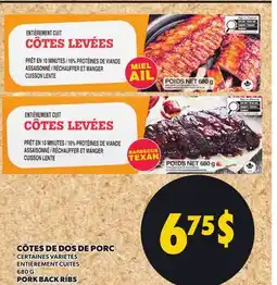 Provigo CÔTES DE DOS DE PORC, 680 G offer
