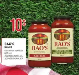 Provigo RAO'S SAUCE, 660 mL offer