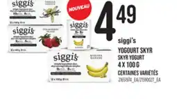 Provigo SIGGI'S SKYR YOGURT, 4 x 100 g offer