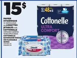 Provigo COTTONELLE BATHROOM TISSUE OR FLUSHABLE WIPES offer