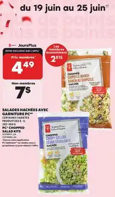 Provigo PC CHOPPED SALAD KITS, 282-369 G offer
