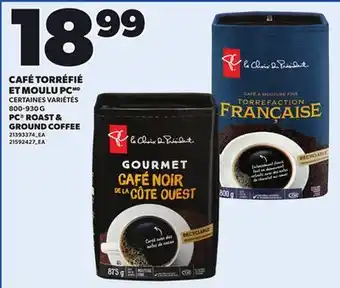 Provigo PC ROAST & GROUND COFFEE, 800-930G offer