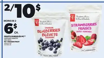 Provigo FRUITS SURGELÉS PC, 300-600 G offer