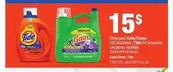 Provigo GAIN/CHEER, TIDE offer