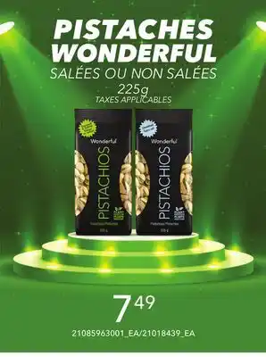 Provigo PISTACHES WONDERFUL, 225g offer